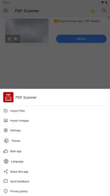 PDF Scanner android App screenshot 7